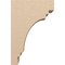 Ekena Millwork 9"W x 18"D x 27"H Classic Pescadero Rough Cedar Woodgrain TimberThane Corbel, Primed Tan CORUR09X18X27PECRCPR - alternate 3